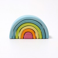 Grimms - lille regnbue - 6 dele - pastelfarver