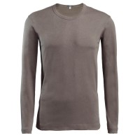 Living Crafts - herre - luksus langærmet t-shirt - brun