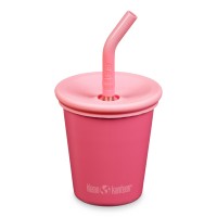Klean Kanteen - kids cup - straw lid - rouge red