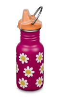 Klean Kanteen - narrow - 355 ml. - sippy cap - happy flowers