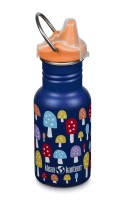 Klean Kanteen - narrow - 355 ml. - sippy cap - mushrooms