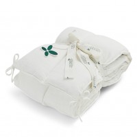 Cocoon - kapok sengerand til babyseng - 70x140 cm. - beige