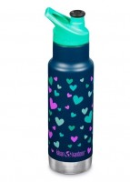 Klean Kanteen - narrow - termoflaske - 355 ml. - Navy Hearts