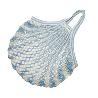 Bo Weevil - stringbag - granny´s - hæklet net - aqua & white