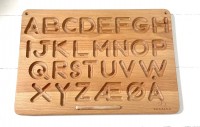 Pagalou - stort vendbart alfabetbræt med Æ, Ø & Å
