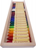 Stockmar - bivoksfarver - 24 stifter i trææske