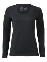 Engel Sports - dame - langærmet t-shirt - regular fit - sort