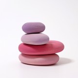Grimms - byggesæt - flamingo pebbles - rosa nuancer