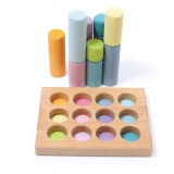 Grimms - stacking game - pastelfarver