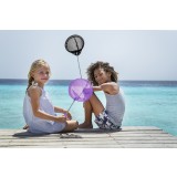 Funkit World - teleskop fiskenet - lilla