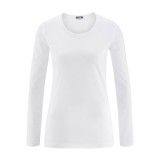 Living Crafts - dame - langærmet t-shirt - hvid