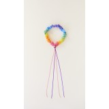 Sarah´s Silks - silkehårbånd - Rainbow