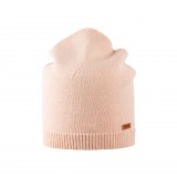 Pure Pure - beanie til voksne - merinould & kashmir - lys duset rosa
