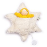 Nanchen - lille stjernedukke i sovepose med godnat musik