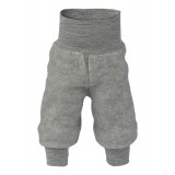 Engel - bukser i økologisk uldfleece - grå