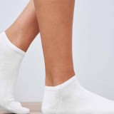 Living Crafts - 2-pak sneakers strømper - dame - hvid