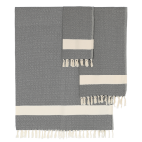 Algan - Elmas gæstehåndklæde - 65x100 cm. - black