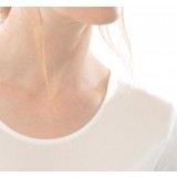 Alkena - kortærmet t-shirt - rund hals - økologisk silke - hvid