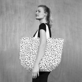 Bo Weevil - stor taske - kraftig canvas - foliage