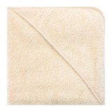 Bo Weevil - tykt badehåndklæde med hætte - 100x100 cm. - natur