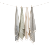 Algan - Sumak gæstehåndklæde - 65x100 cm. - hummus