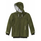 DISANA - outdoor jacket - uldjakke i kogt uld - olive