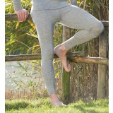 Engel - herre leggings - uld & silke - grå