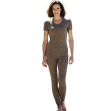 Engel - dame leggings - uld & silke - valnød