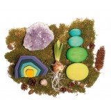 Grimms - byggesæt - moss pebbles - 4 dele