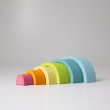 Grimms - lille regnbue - 6 dele - pastelfarver