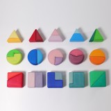 Grimms - triangel square - 30 geometriske byggeklodser