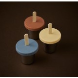 Haps Nordic - mini ice lolly makers - terracotta