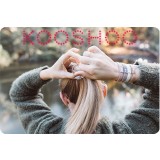 Kooshoo - økologiske hårelastikker - 5 stk. - blond