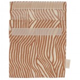 Haps Nordic - sandwich bag - warm terracotta wave