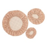 Haps Nordic - 3-pak cotton covers - rose powder check
