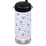 Klean Kanteen - TKWIDE - termokop 355 ml. - twist cap - heart stripe