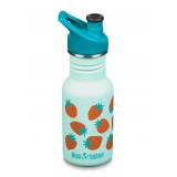 Klean Kanteen - narrow - 355 ml. - sportscap - Blue Tint Strawberries