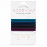 Kooshoo - økologiske hårelastikker - runde - 8 stk. - dark hues