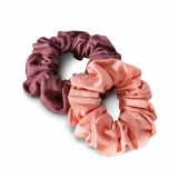Kooshoo - økologiske hår scrunchie - koral & blomme