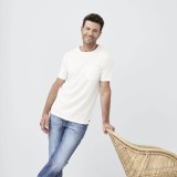 Living Crafts - herre - kortærmet t-shirt - Pima bomuld - hvid