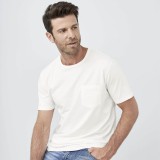 Living Crafts - herre - kortærmet t-shirt - Pima bomuld - hvid