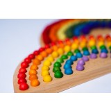 Pagalou - lille regnbue bræt med 88 trækugler