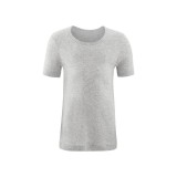 Living Crafts - kortærmet t-shirt - GOTS bomuld - grå melange