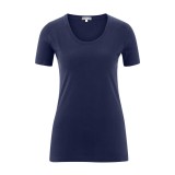 Living Crafts - dame - kortærmet t-shirt - marine