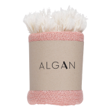 Algan - Nane gæstehåndklæde - 65x100 cm. - gammelrosa