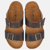 Haflinger - sandaler - Bio Andrea - mørk brun