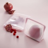 Stasher Bag - silikonepose - large - rose quartz