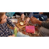 Stasher Bag - silikonepose - sandwich - raspberry