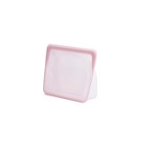 Stasher Bag - silikonepose - stand-up - midi - rose quartz