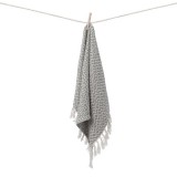 Algan - Sumak gæstehåndklæde - 65x100 cm. - grey